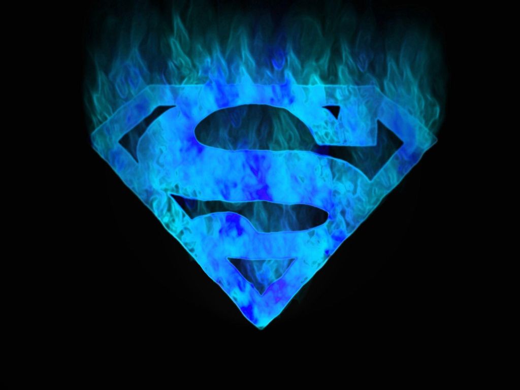 Blue Superman Logo wallpaper