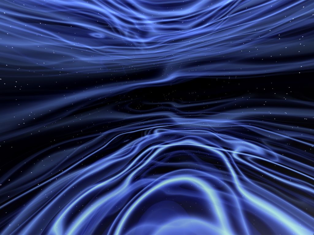 Blue Waves Abstract wallpaper