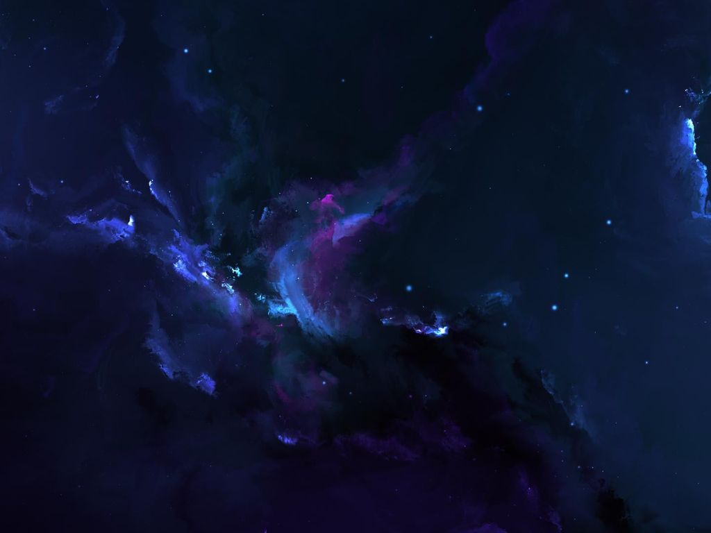 Blurple Nebula wallpaper