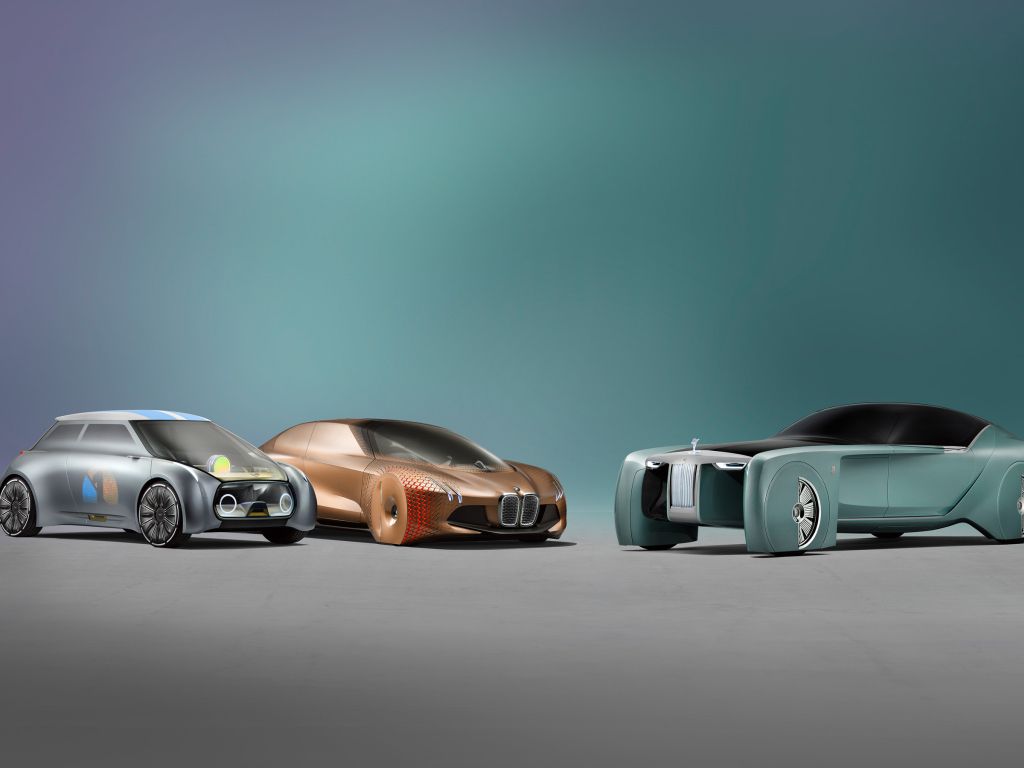 BMW MINI Rolls Royce Vision Next 4K wallpaper