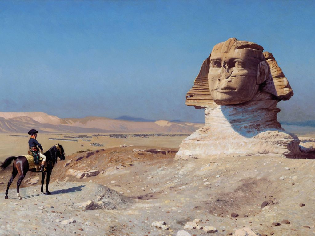 Bonaparte Before the Sphinx wallpaper