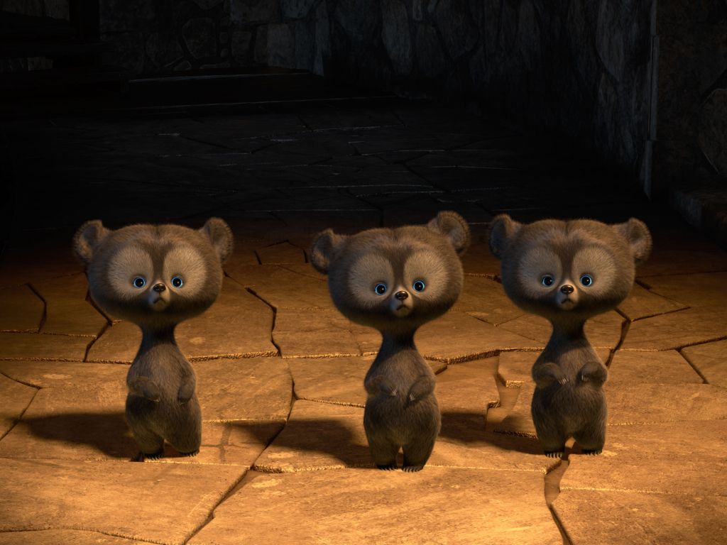 Brave Triplets Bears wallpaper