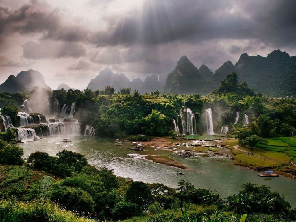 Breathtaking Waterfall 16353 wallpaper