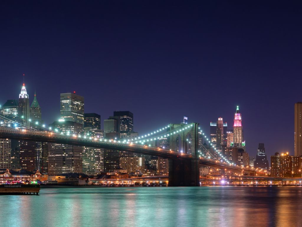 Brooklyn Bridge and New York wallpaper