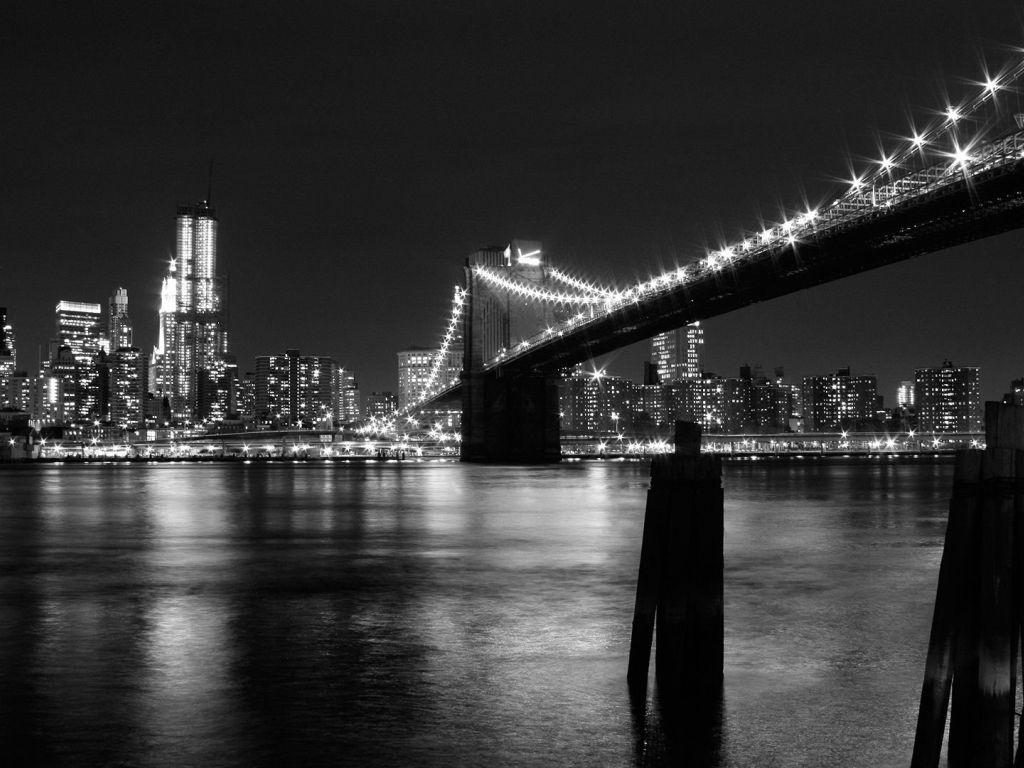 Brooklyn Bridge at Night wallpaper