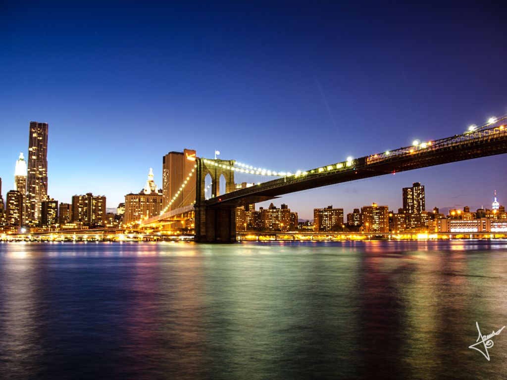 Brooklyn Bridge New York wallpaper in 1024x768 resolution