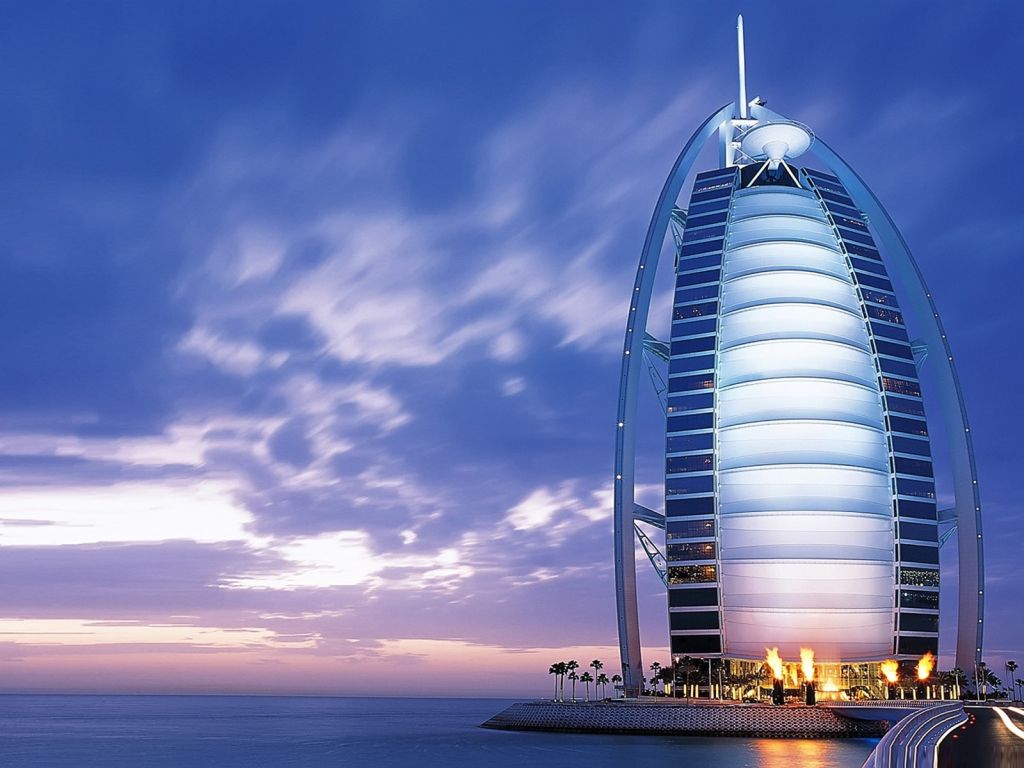 Burj Al Arab Dubai City Landscape Photography Desktop wallpaper