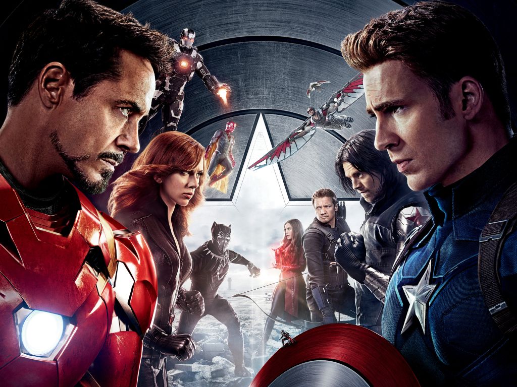 Captain America Civil War 8K wallpaper