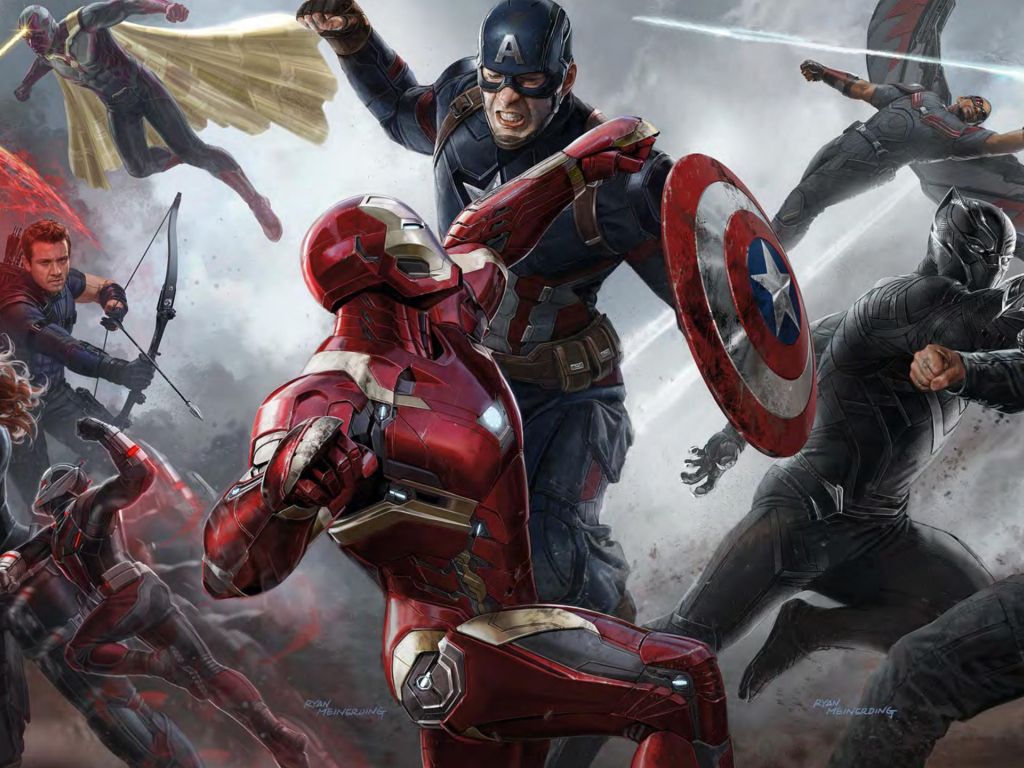 Captain America Civil War Concept Art wallpaper