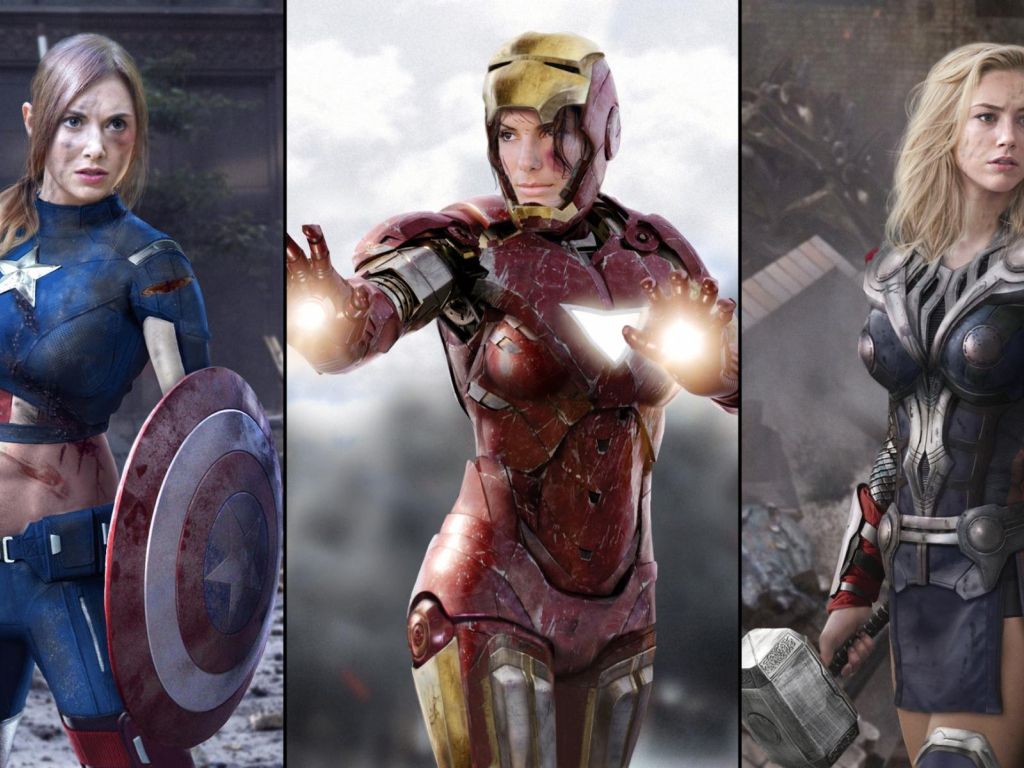 Captain America Iron Man and Thor wallpaper