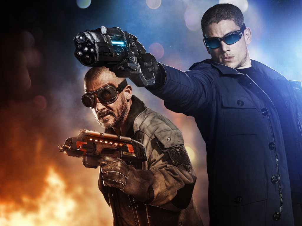 Captain Cold and Heat Wave The Flash wallpaper