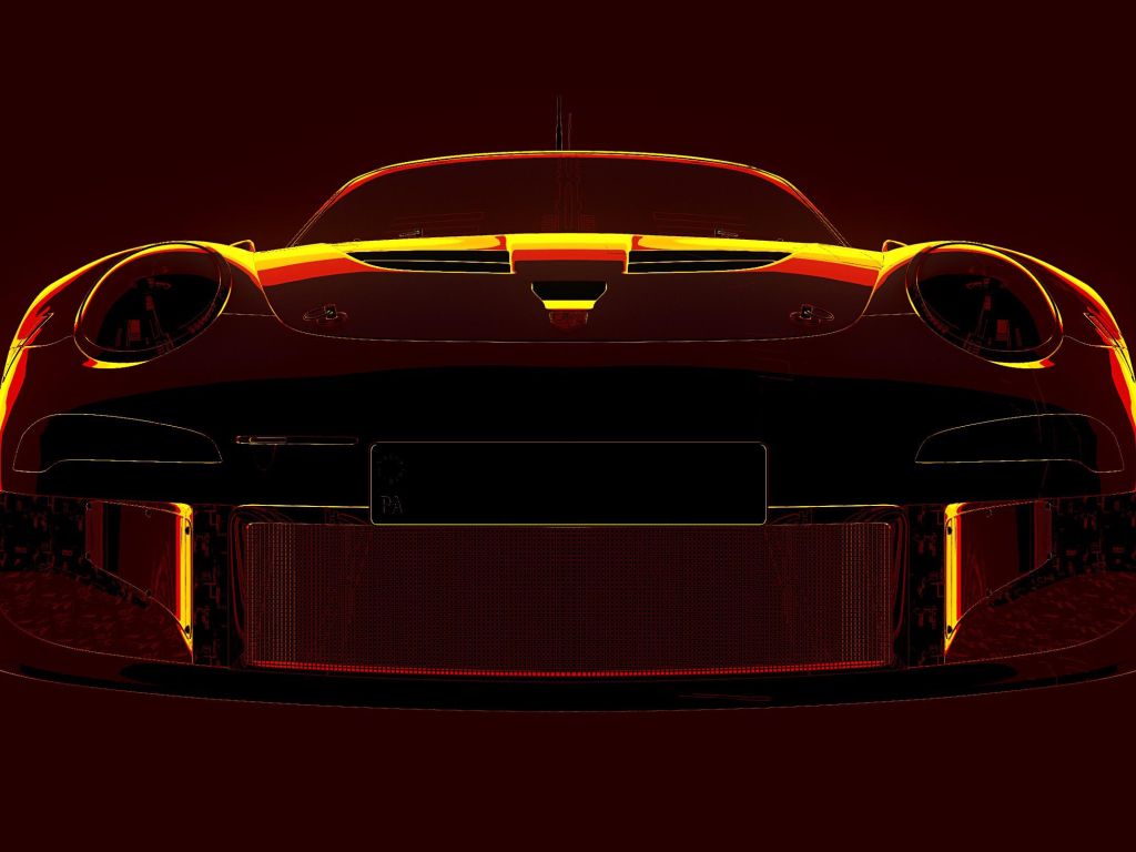 Car Toon - Toon Shader Experiment Series - Porsche wallpaper