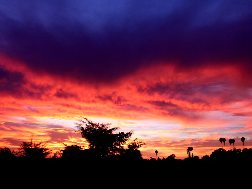 Central California Sunset 4K wallpaper