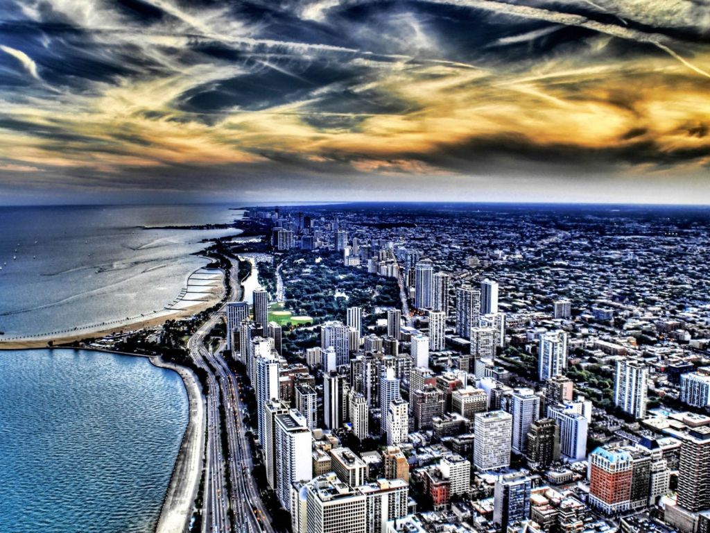 Chicago Coastline wallpaper