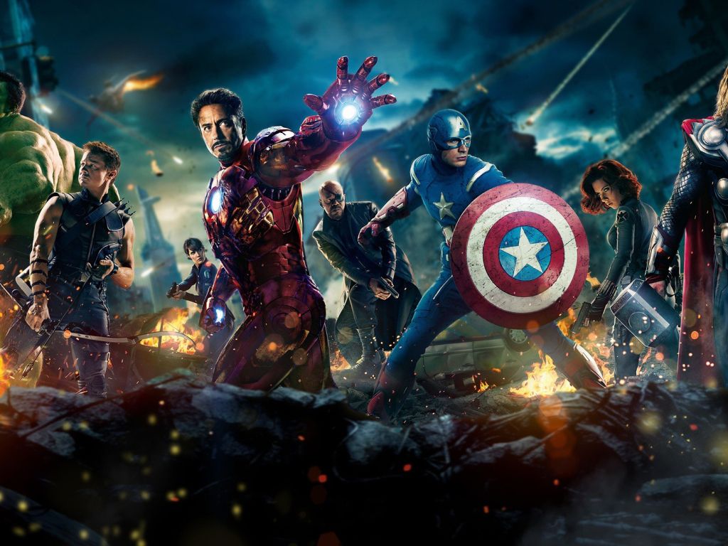 Chris Evans The Avengers Black Widow Captain America wallpaper