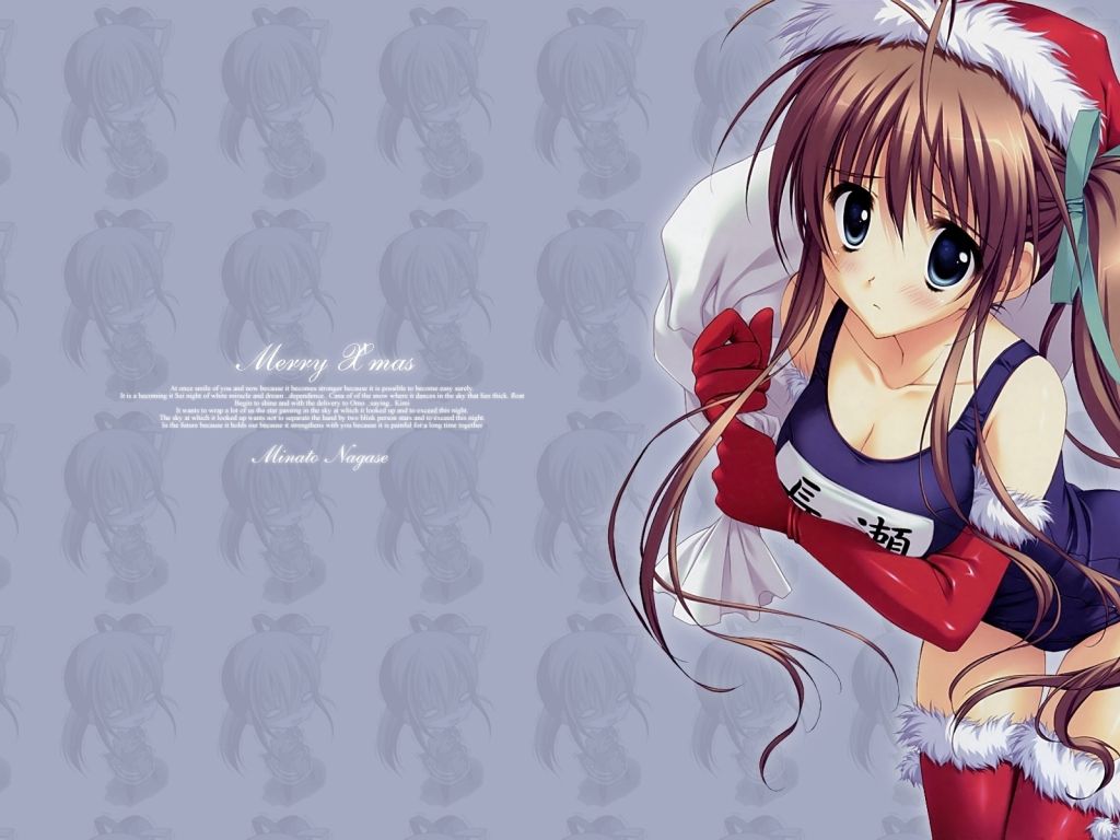 Christmas Anime Girl Hd wallpaper