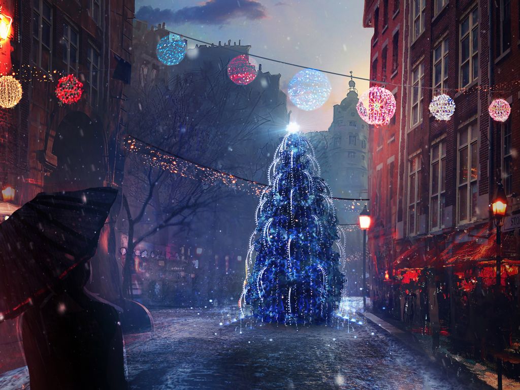 Christmas Eve Lights wallpaper