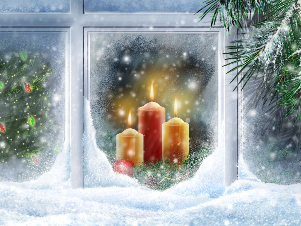 Christmas Lights Widescreen wallpaper