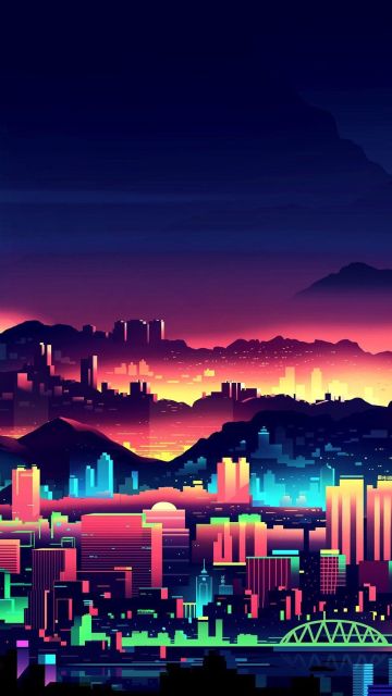 City Night Lights wallpaper in 360x640 resolution