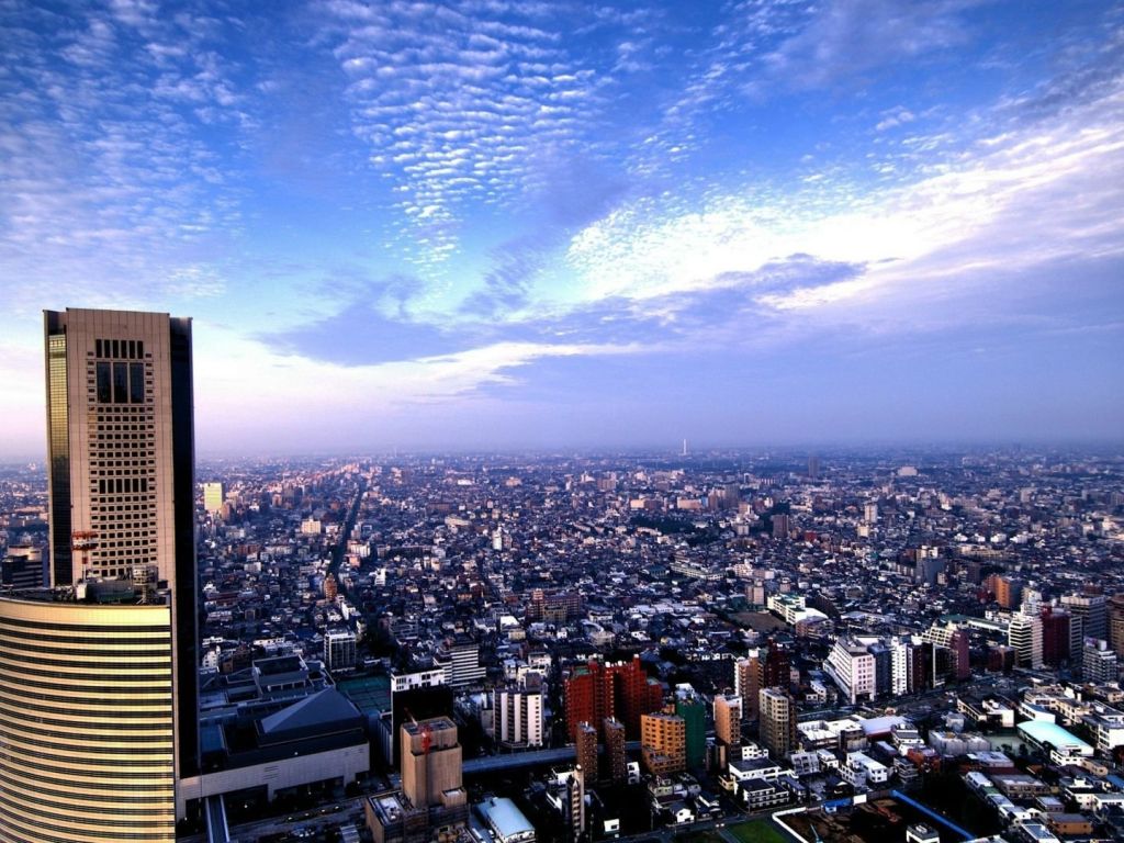 City Sky View wallpaper