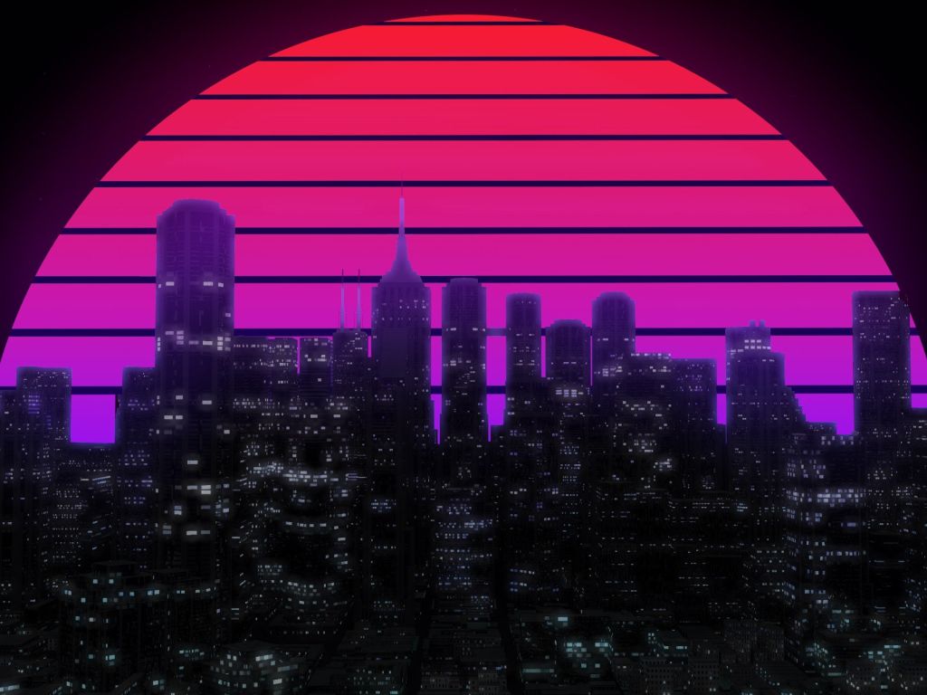 City Skyline 2K wallpaper