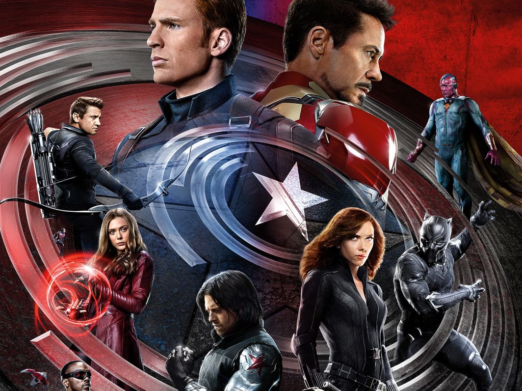 Civil War Captain America Iron Man wallpaper