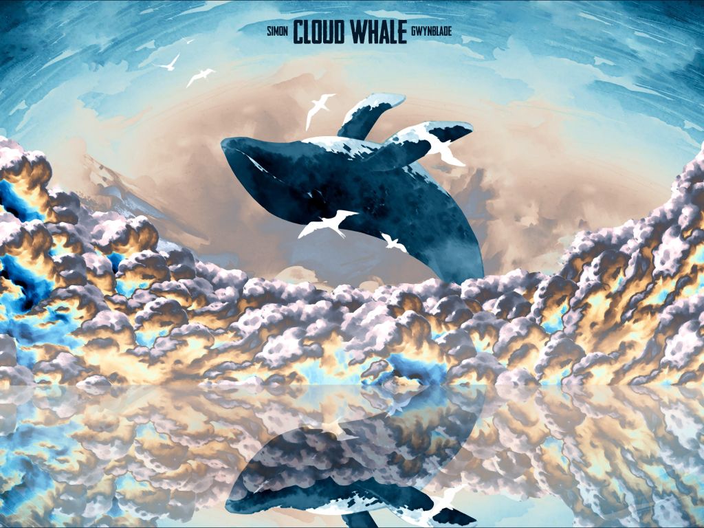 Cloud Whale wallpaper