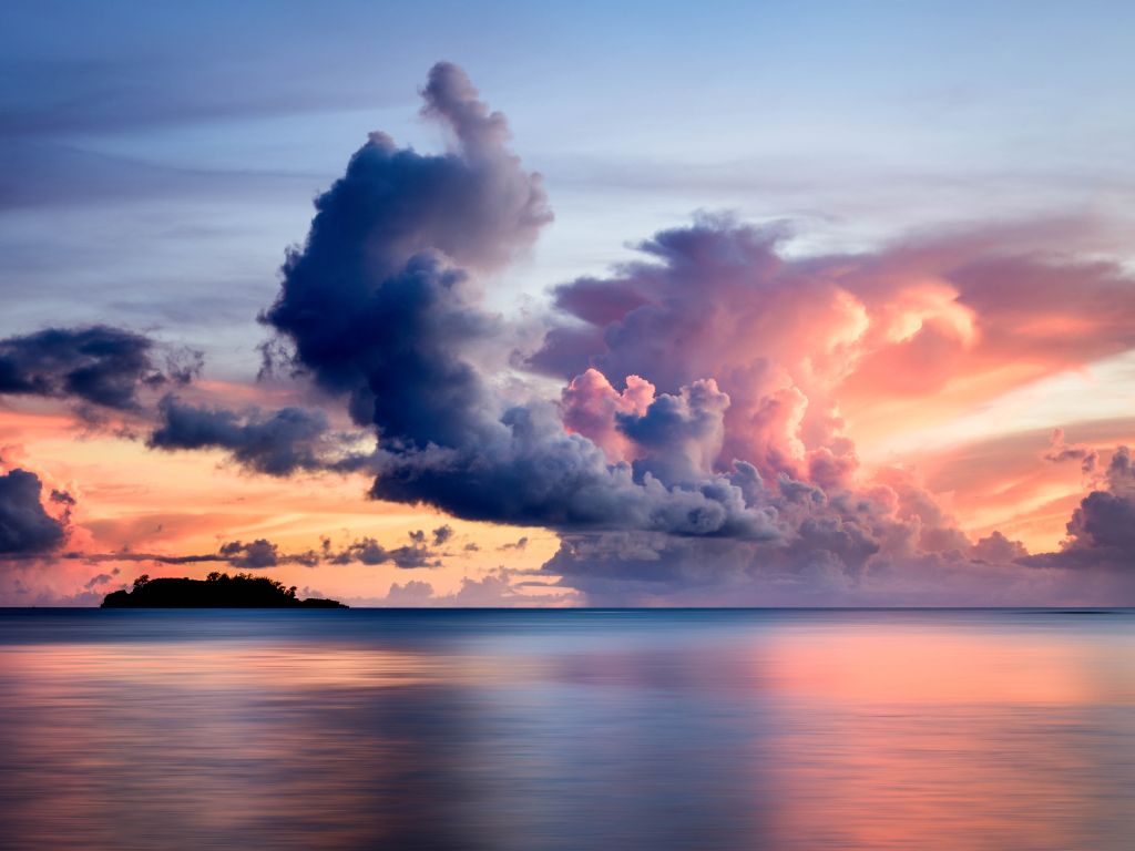Clouds Over Sea wallpaper