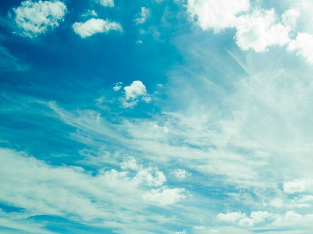 Cloudy Blue Sky wallpaper in 1024x768 resolution