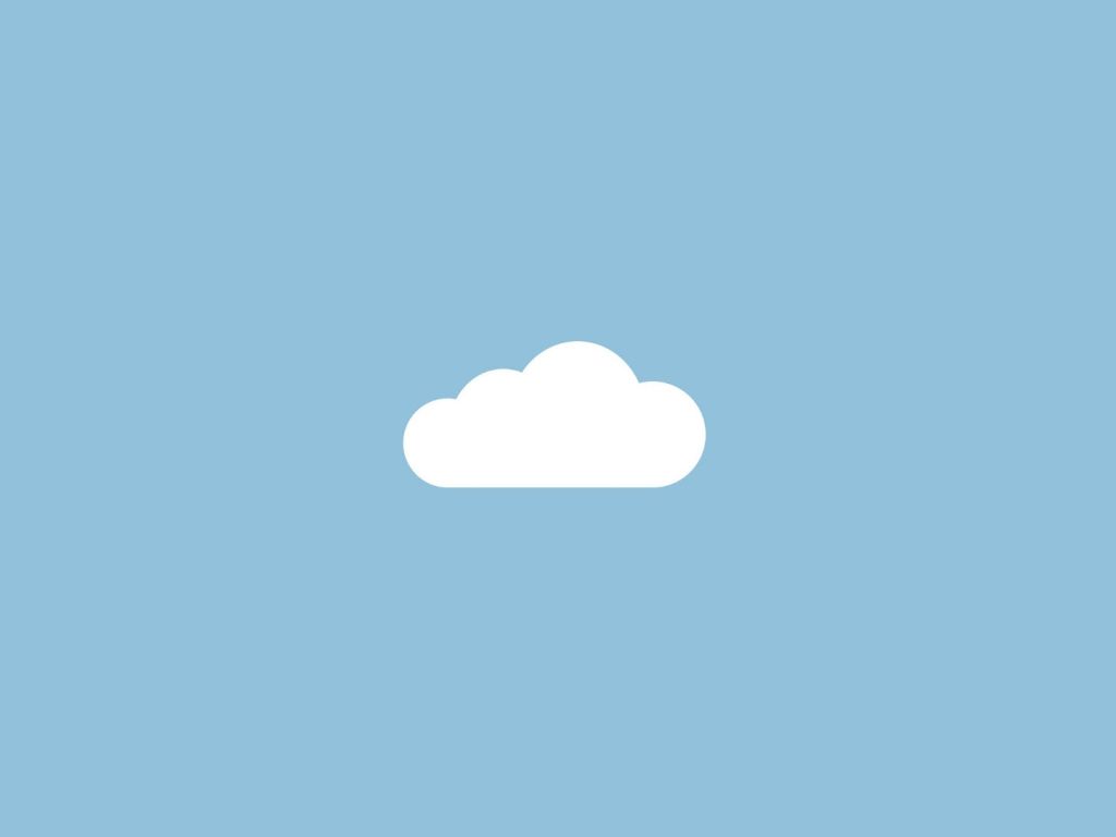 Cloudy Day Simple wallpaper