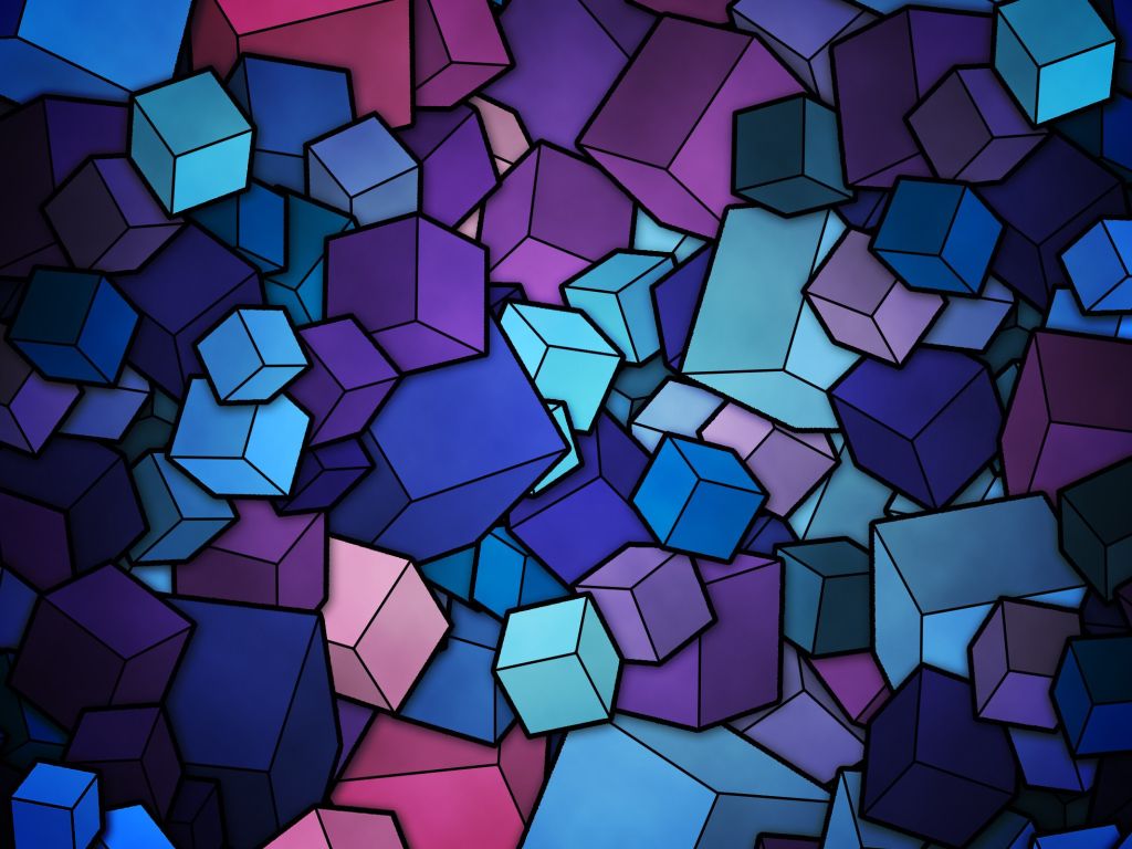 Colorful Cube wallpaper