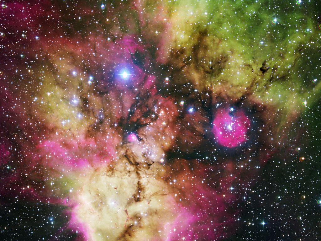 Colorful Galaxy Hubble 1920x1200 wallpaper