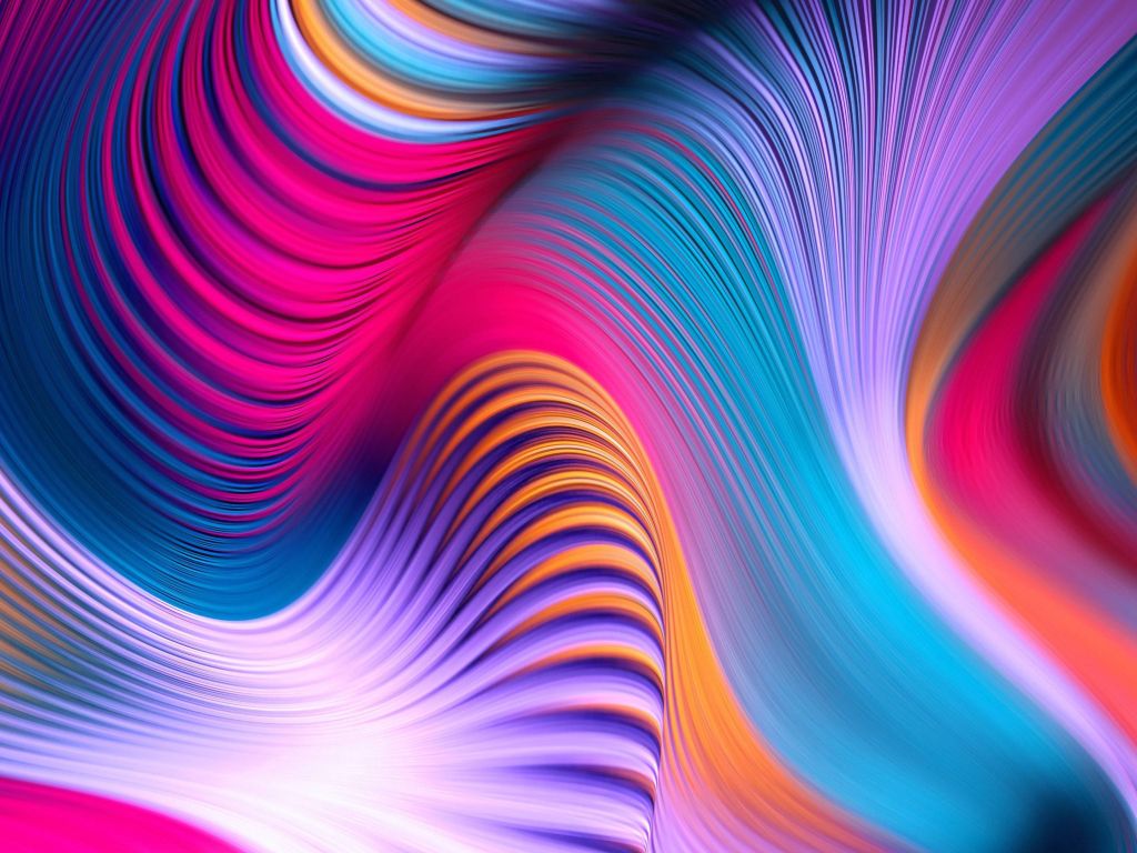 Colorful Movements Abstract Art wallpaper