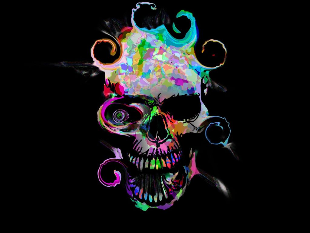 Colorful Skull wallpaper