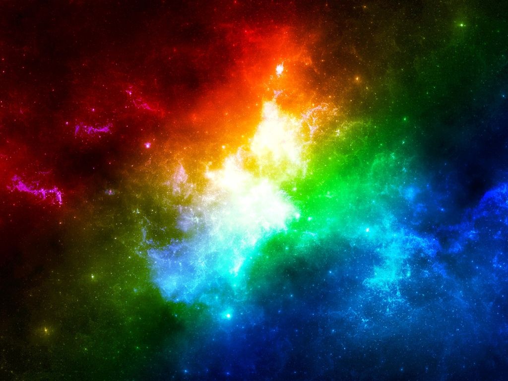 Colors in Space wallpaper