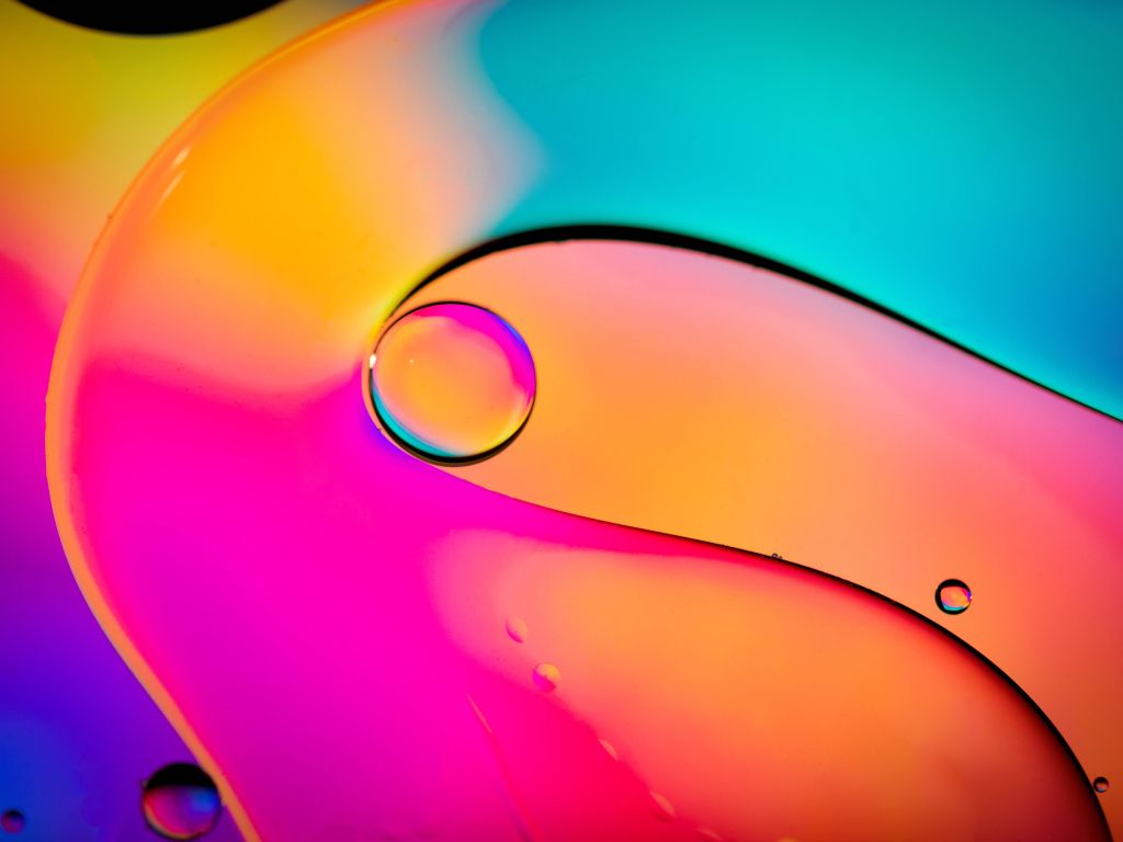 Colourful Bubbles wallpaper
