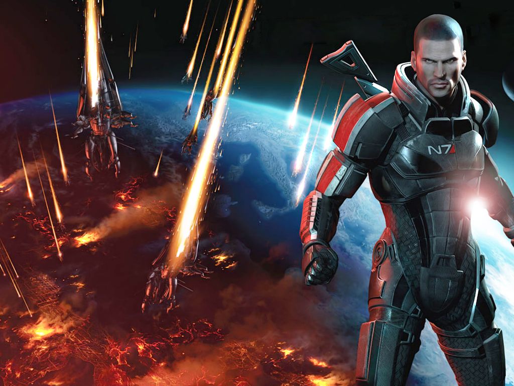 Commander Shepard in Mass Effect 3 wallpaper