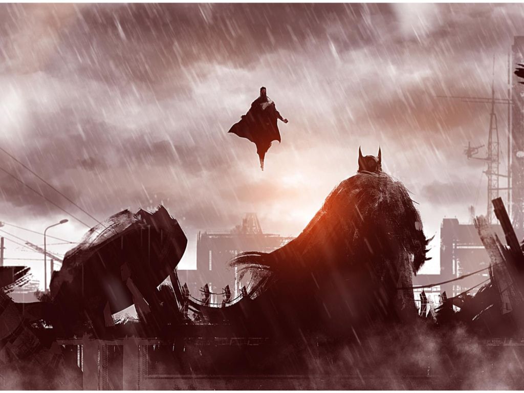 Creative Batman V Superman Movie wallpaper