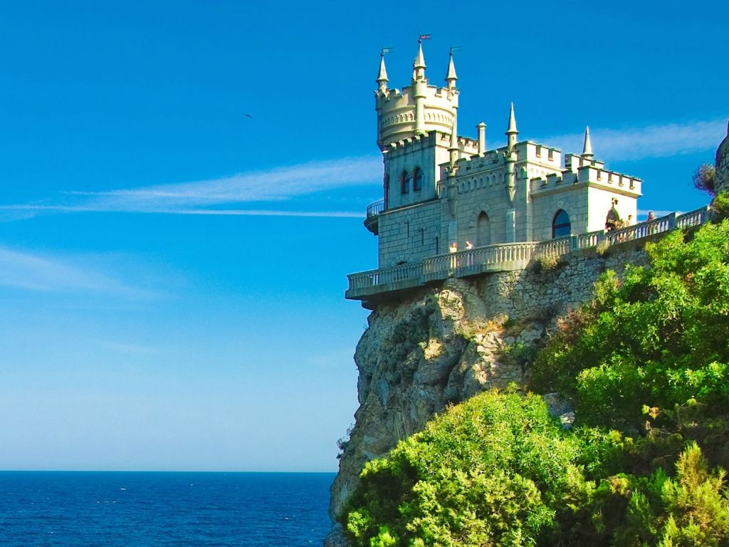 Crimea Swallows Nest Sea wallpaper