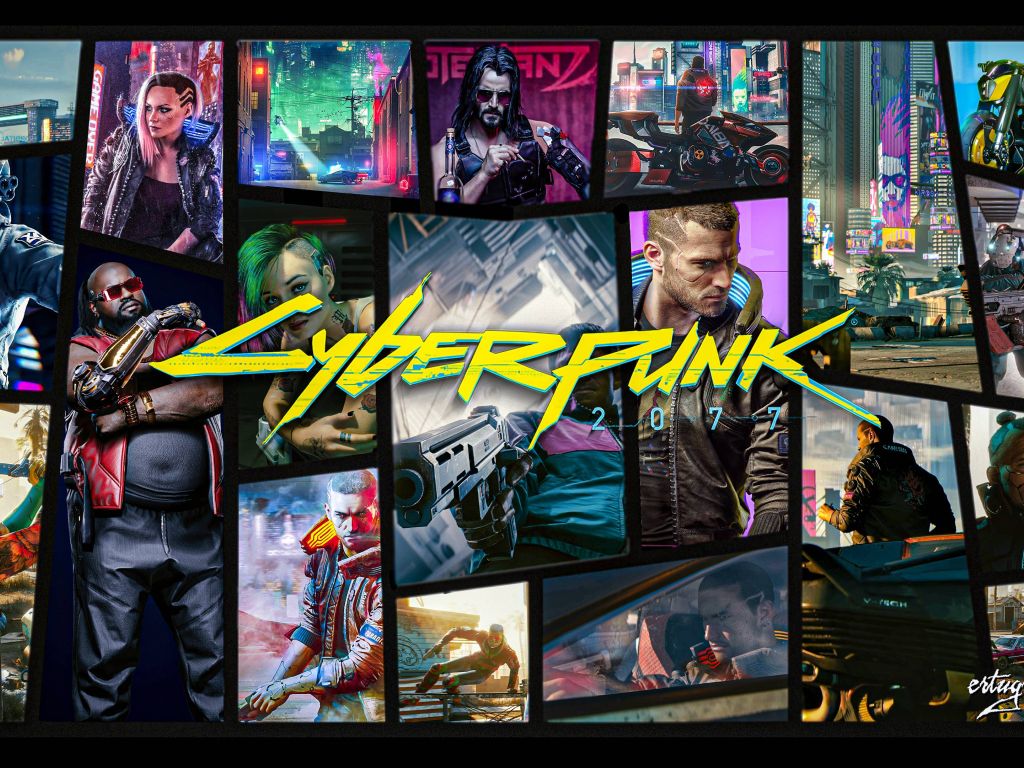 Cyberpunk Meets GTA V wallpaper