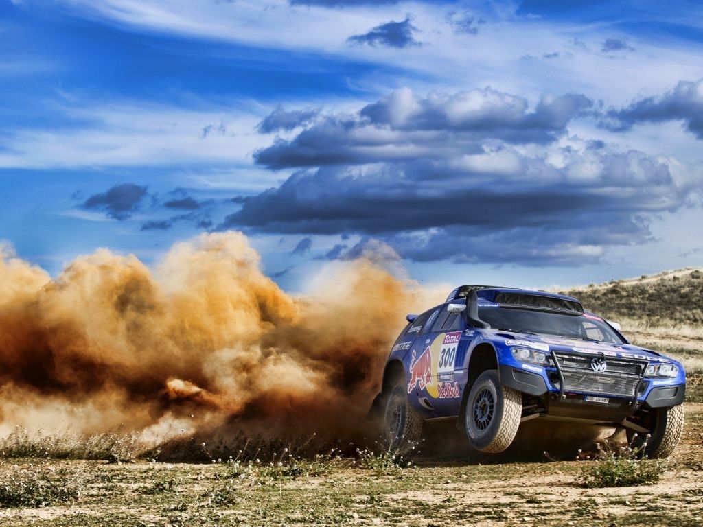 Dakar Car in Action wallpaper