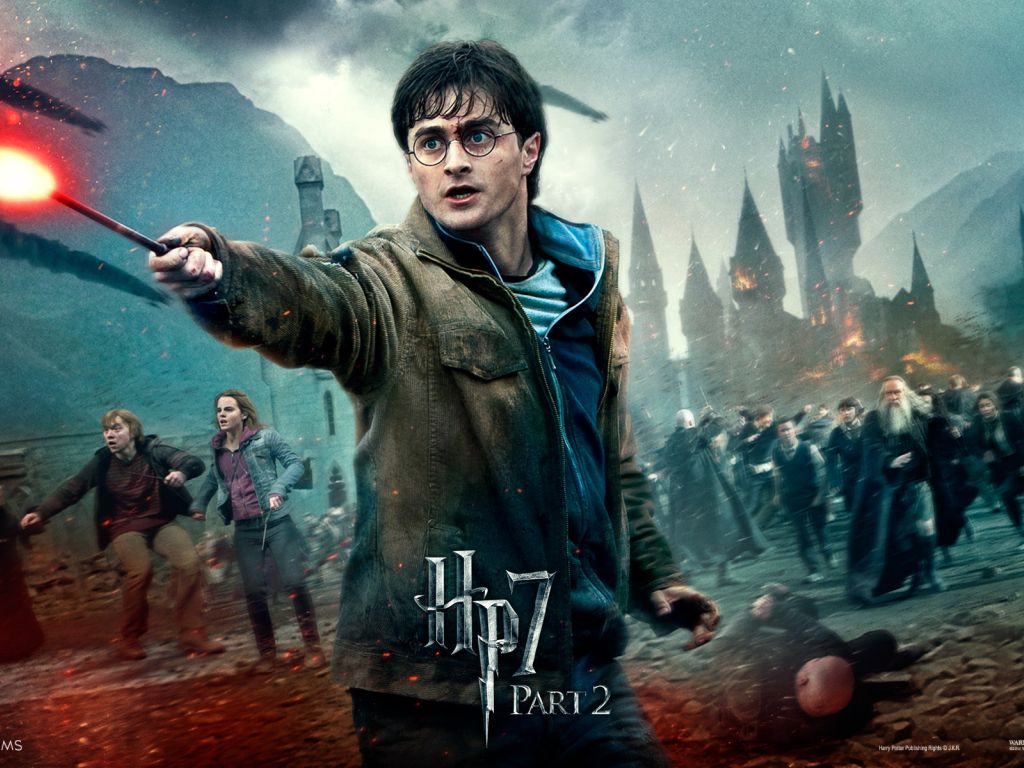 Daniel Radcliffe in Deathly Hallows Part 2 wallpaper