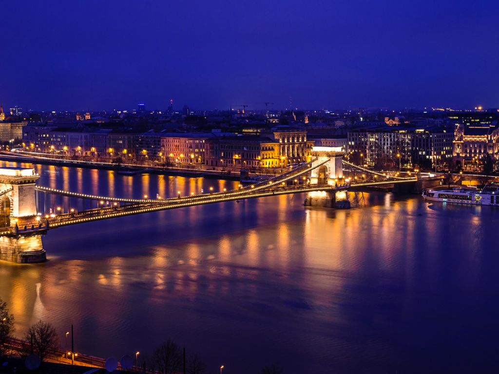 Danube River Hungarian Parliament Budapest wallpaper