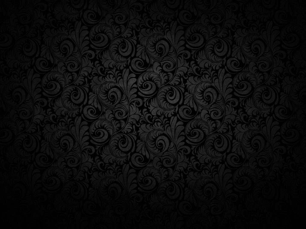 Dark Black Curved Bloom wallpaper