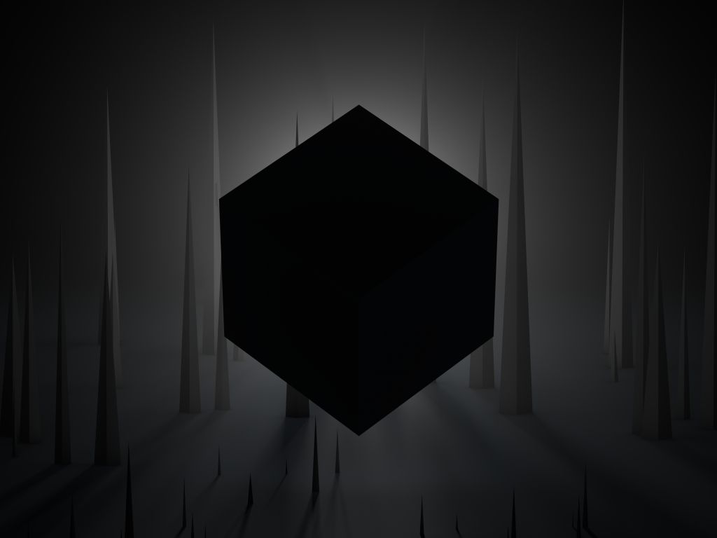 Dark Cube wallpaper