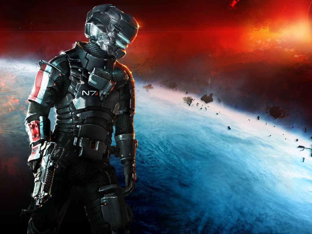 Dead Space Mass Effect N Armor wallpaper