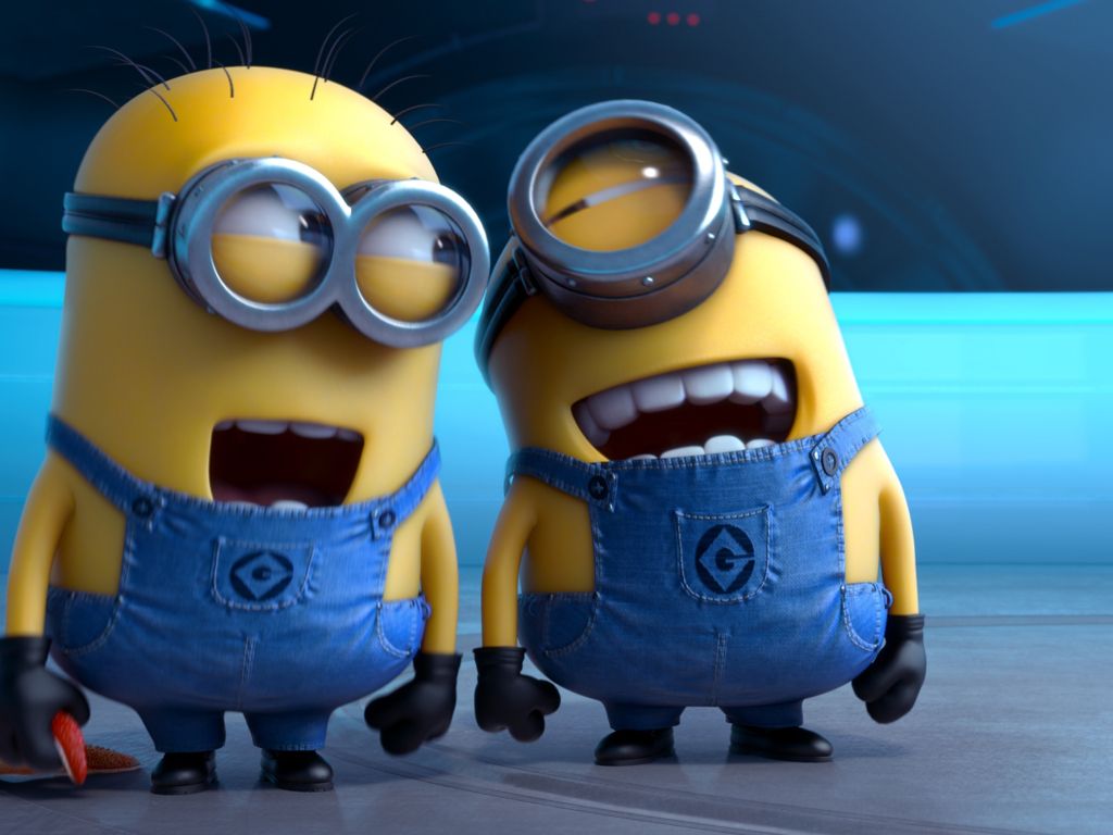 Despicable Me 2 Laughing Minions wallpaper