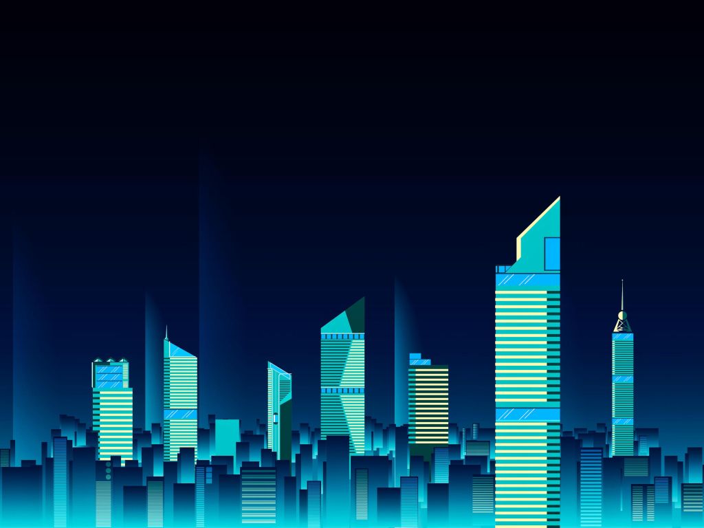 Digital City wallpaper