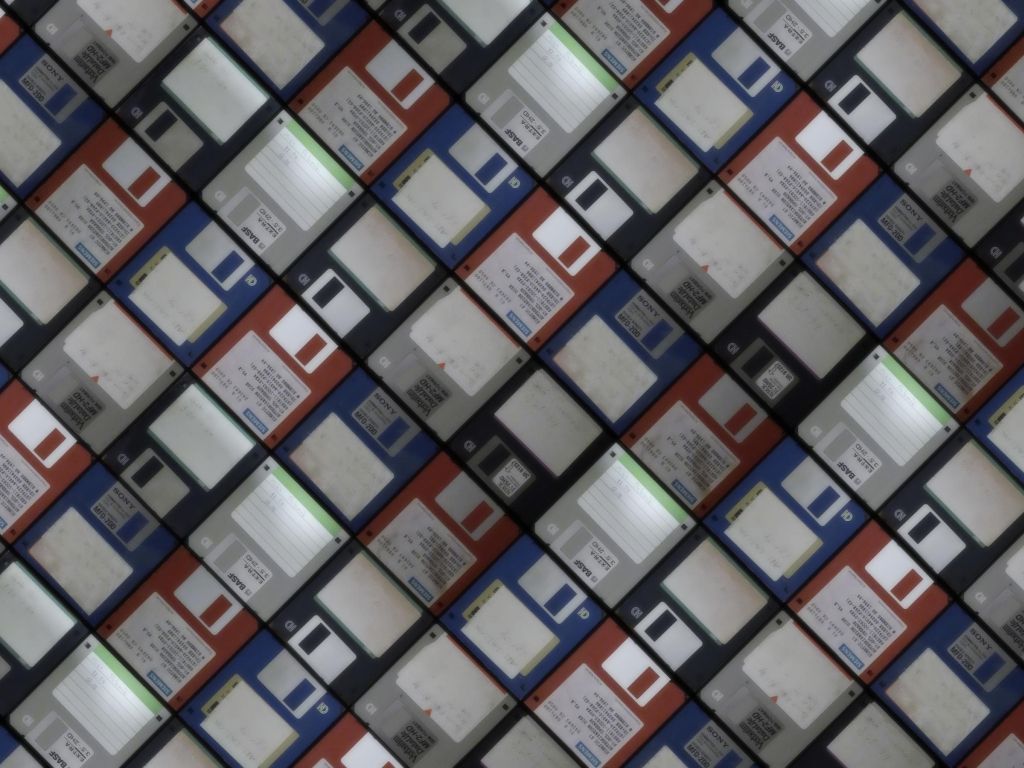 Diskettes wallpaper