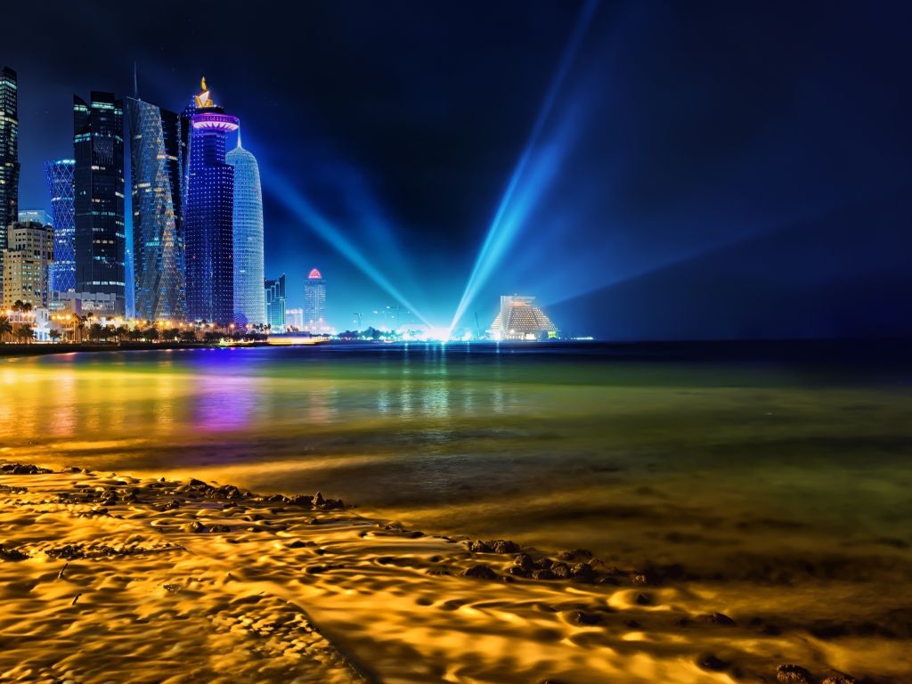 Doha Qatar Skyline wallpaper